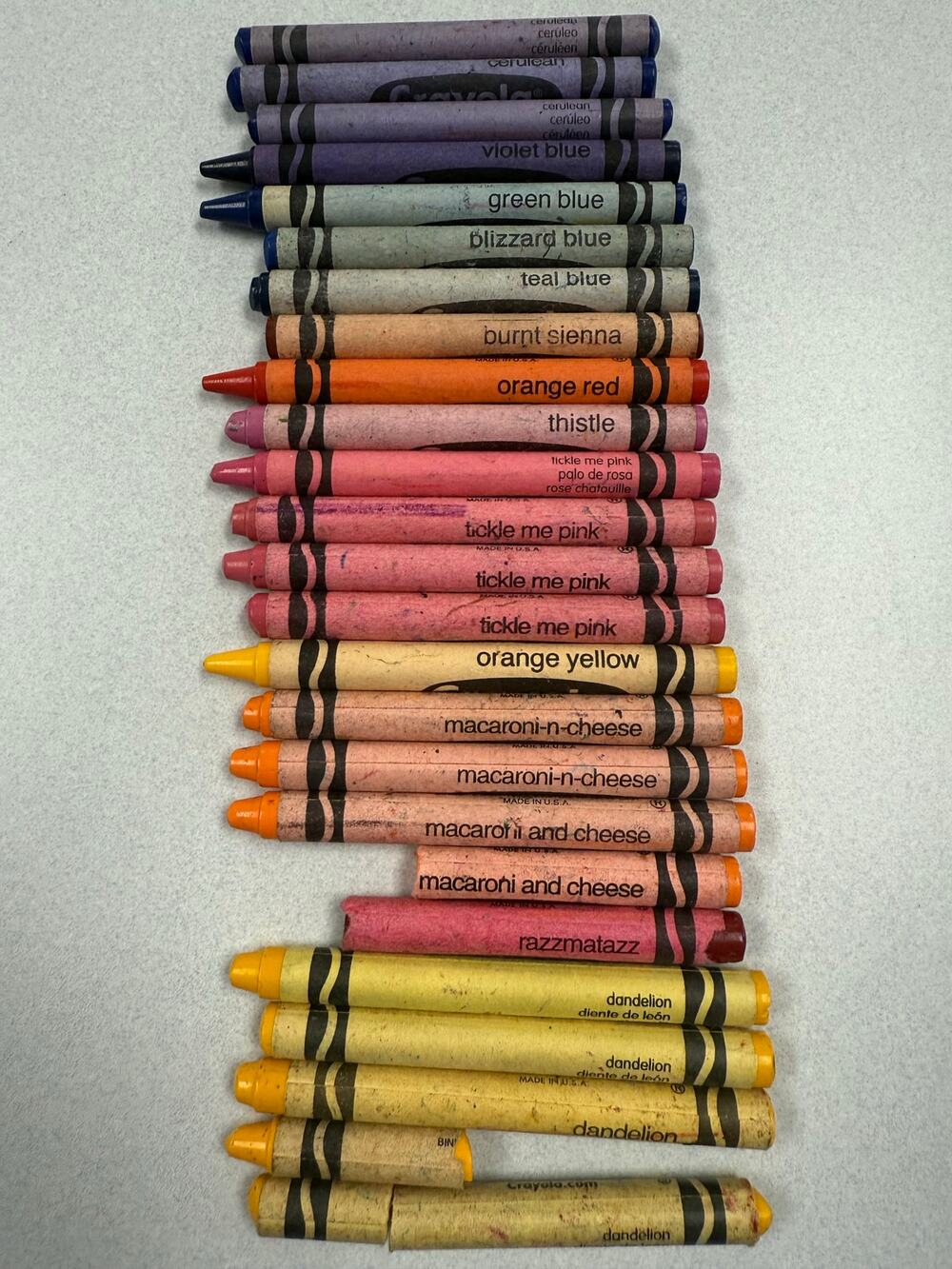 Vintage Crayola Crayons Collection Rare Retired Colors